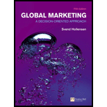 Global Marketing A Decision Oriented Approach