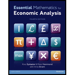 Essential Mathematics for Economic Analysis