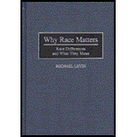 Why Race Matters