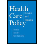 Health Care Policy  Issues and Trends