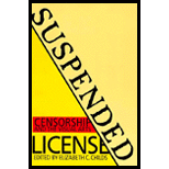 Suspended License  Censorship and the Visual Arts