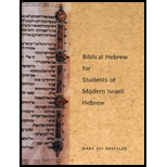 Biblical Hebrew for Students of Modern Israeli Hebrew