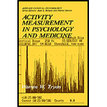 Activity Measures in Psych. and Medicine