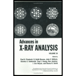 Advances in X Ray Analysis