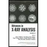 Advances in X Ray Analysis