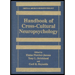 Handbook of Cross Cultural Neuropsychology