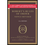 Roberts Rules of Order Newly Revised