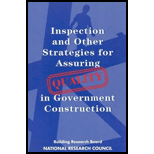 Inspection and Other Strategies for Assuring Quality in Government Construction