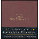 Readers Greek New Testament (Leather Edition)