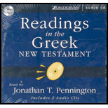 Readings in the Greek New Testament   2 Audio CDs