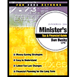 Zondervan 2004 Ministers Tax and Financial Guide  For 2003 Returns