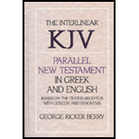 Interlinear Kjv Parallel New Testament