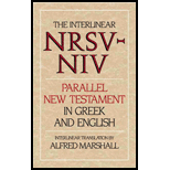 Interlinear NRSV NIV Parallel New Test.