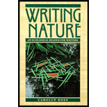 Writing Nature  An Ecological Reader for Writers