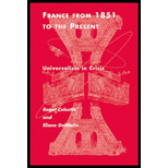 France from 1851 to the Present  Universalism in Crisis