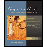 Ways of the World Brief Global History with Sources   Volume 1