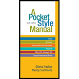 Pocket Style Manual by Diana Hacker and Nancy Sommers - ISBN 9780312542542