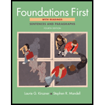 Foundations First   With Readings