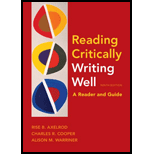 Reading Critically, Writing Well