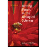 Writing Papers in the Biological Sciences