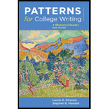 Patterns for College Writing (ISBN10: 0312676840; ISBN13: 9780312676841) 