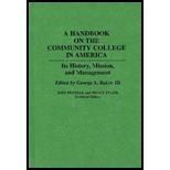 Handbook on the Community College in America