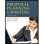 Proposal Planning and Writing