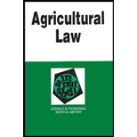 Agricultural Law in a Nutshell