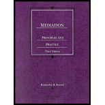 Mediation  Principles and Practice