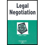 Legal Negotiation in a Nutshell