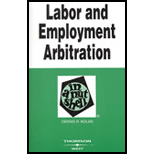 Labor and Employ. Arbitration in a Nutshell