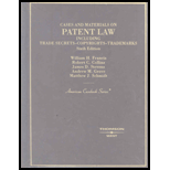 Cases and Materials on Patent Law, Including Trade Secrets, Copyrights, Trademarks