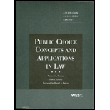 Public Choice Concepts and Application in Law