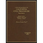 California Civil Procedure Cases and Materials