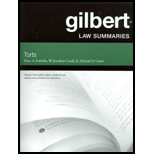 Gilbert Law Summaries Torts