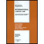 Documentary Supplement to International Labor Law  Cases and Materials on Workers Rights in the Global Economy