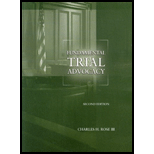 Fundamental Trial Advocacy