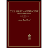 First Amendment  Cases and Materials