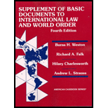 Supplement of Basic Document to International Law and World Order