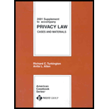 Privacy Law  Cases and Materials