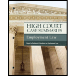 High Court Case Summ.  Employment Law