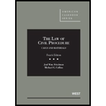 Law of Civil Procedure Cases and Materials