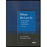 Where Law Is Intro. to Advanced Legal