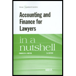 Accounting and Finance for Lawyers Nutshell