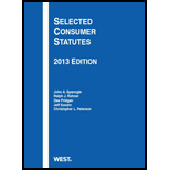 Selected Consumer Statutes