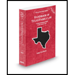 HANDBOOK OF TEXAS FAMILY LAW 2012 13