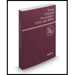 Texas Criminal Proc.  Code and Rules, 2014 Edition