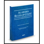 Alabama Rules of Court State 2010