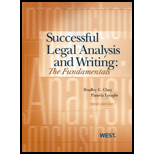 Successful Legal Analysis and Writing  Fundamentals