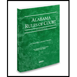 Alabama Rules of Court, Federal 2011